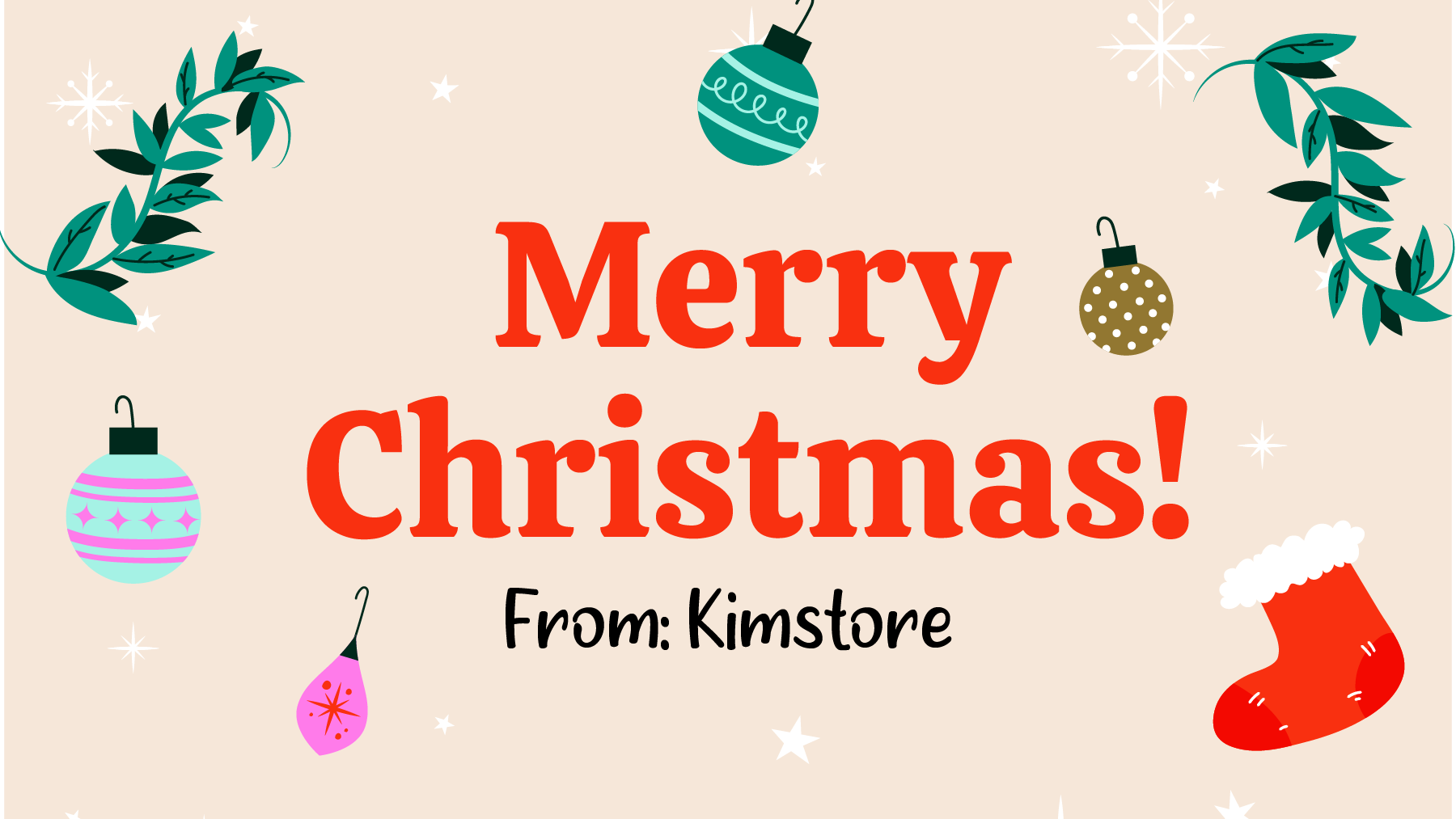 Kimstore Christmas and New Year Schedule Announcements!