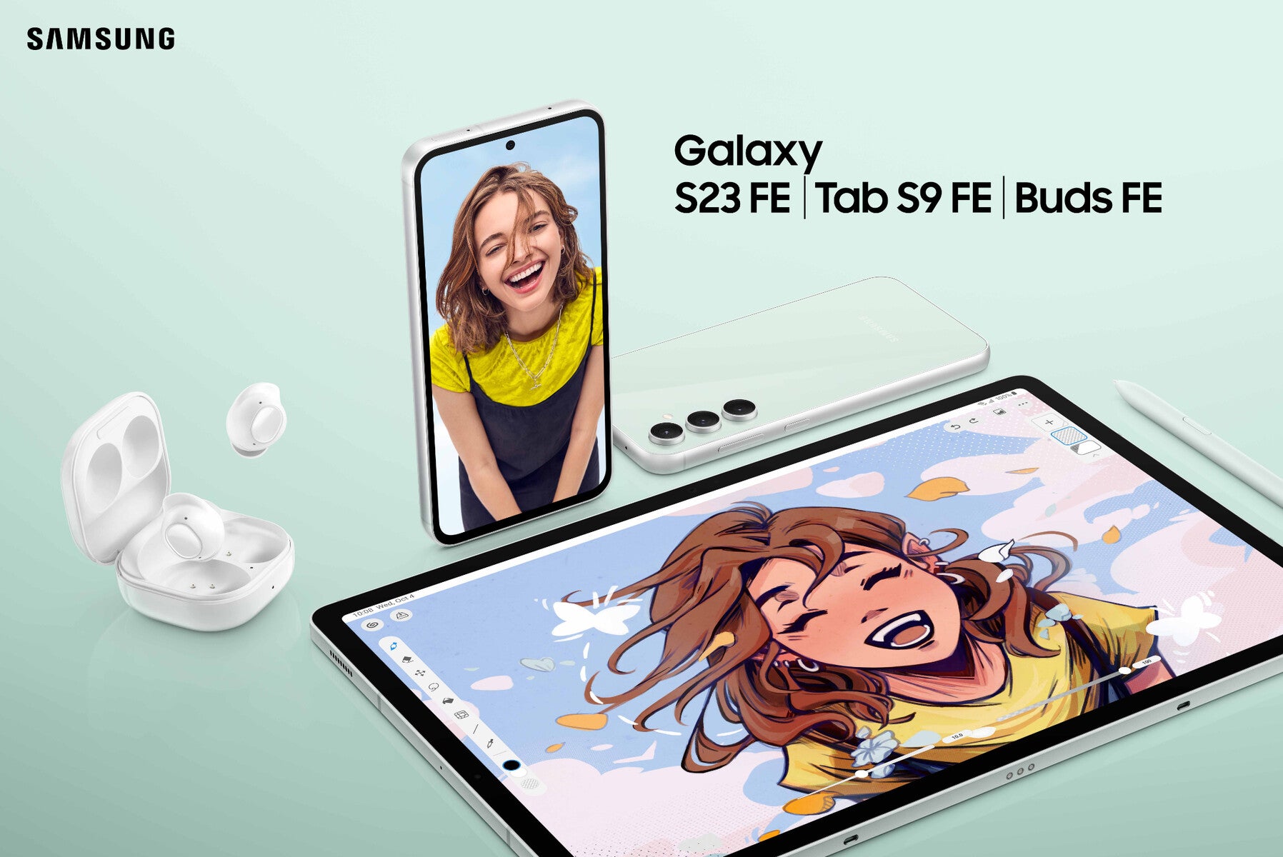 Samsung Galaxy FE Returns with the S23 FE, Tab S9 FE, and Buds FE!