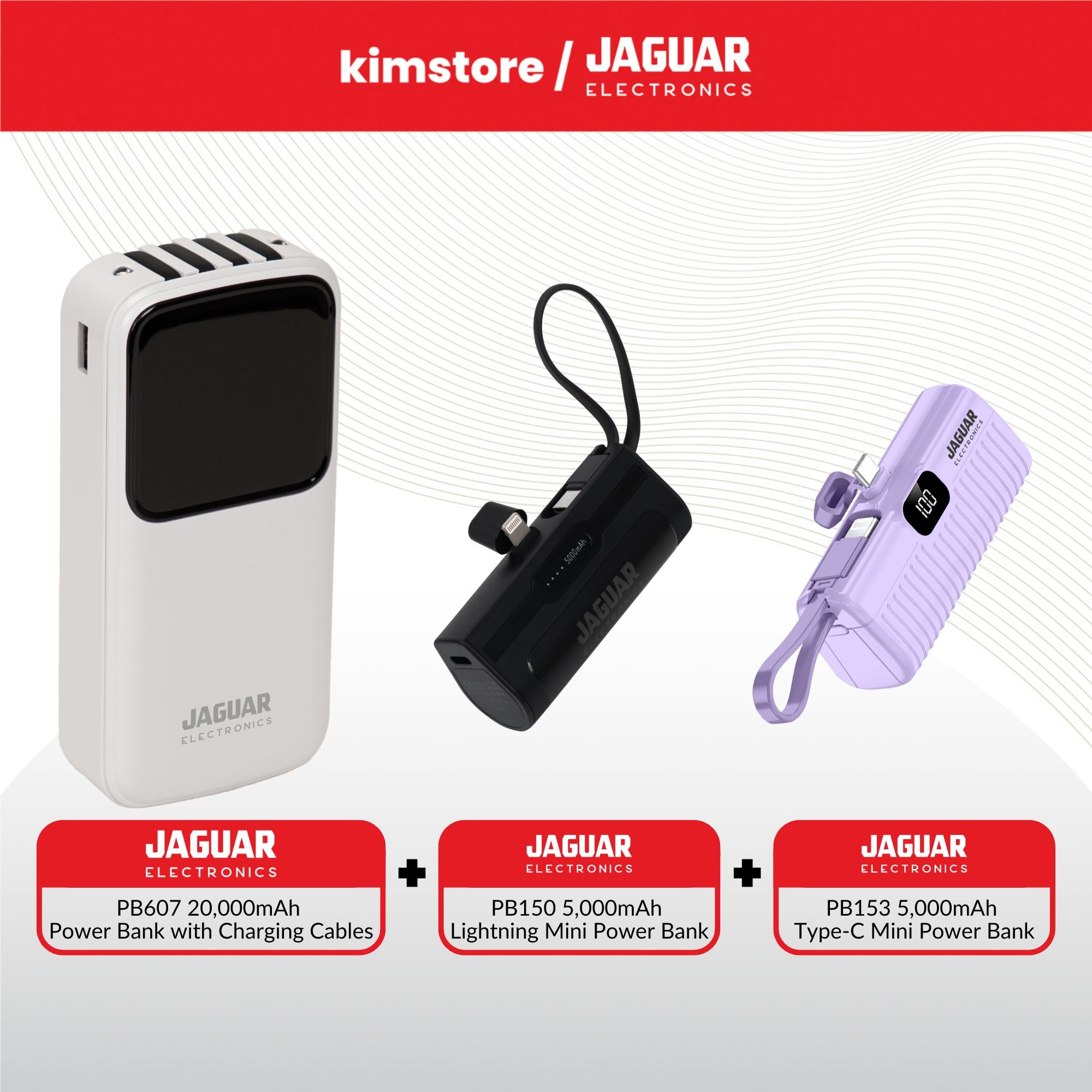 Bundle: Jaguar Electronics Powerbank No. 4