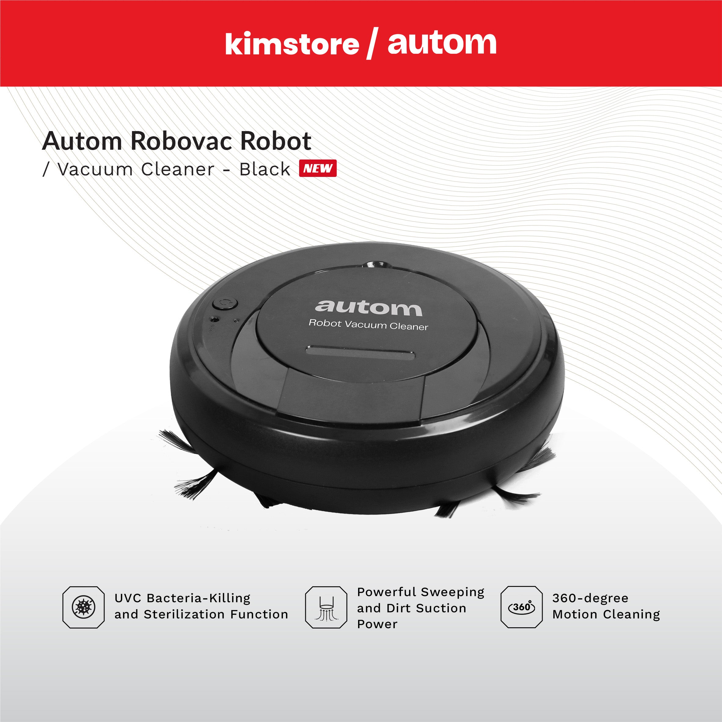 AUTOM Robovac Robot Vacuum Cleaner