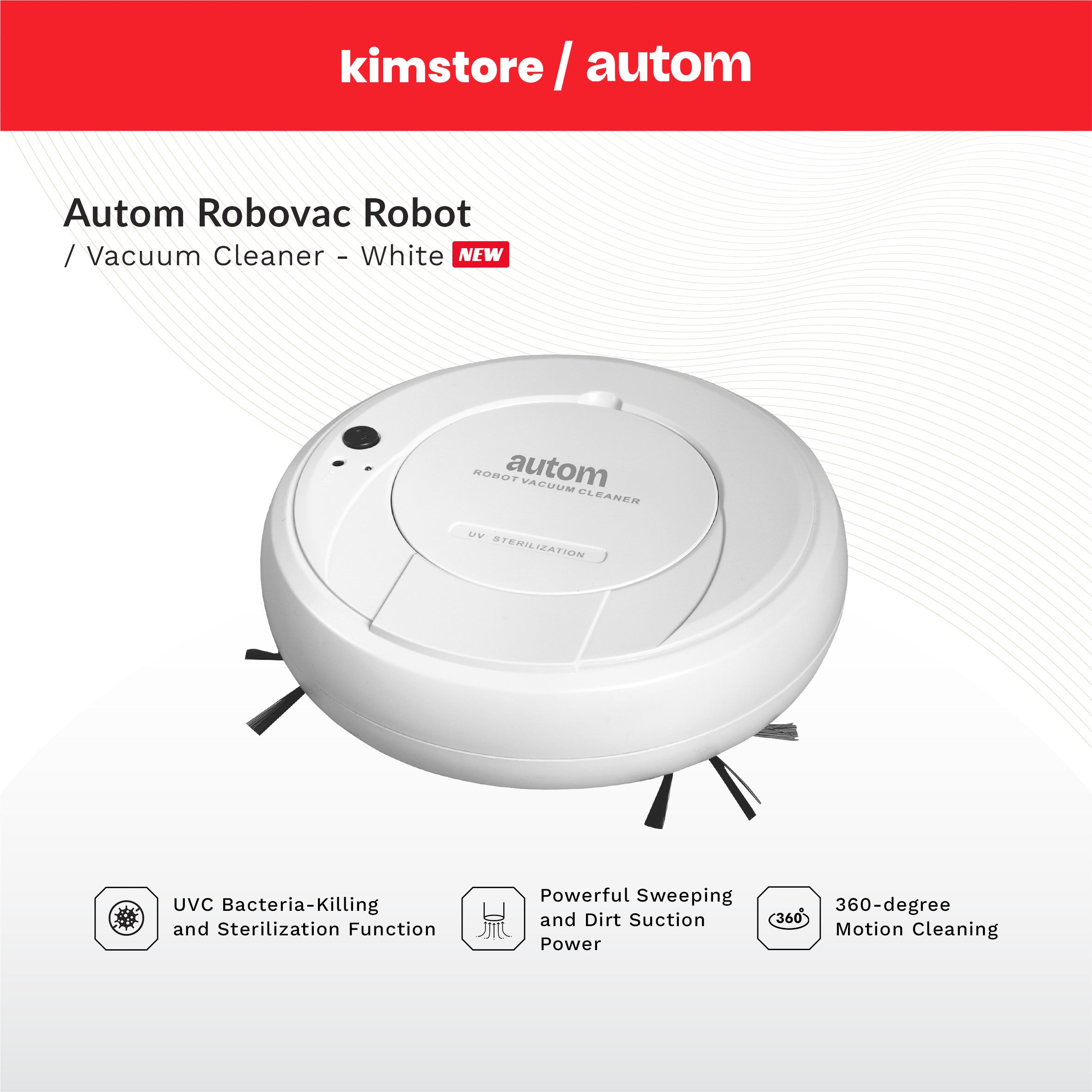 AUTOM Robovac Robot Vacuum Cleaner