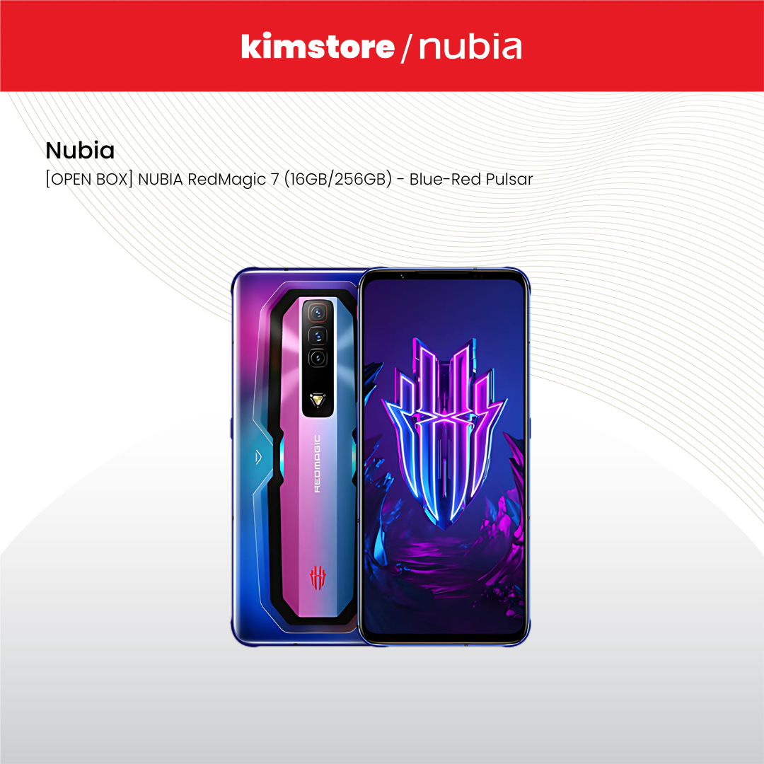 [OPEN BOX] NUBIA RedMagic 7 (16GB/256GB) - Blue-Red Pulsar