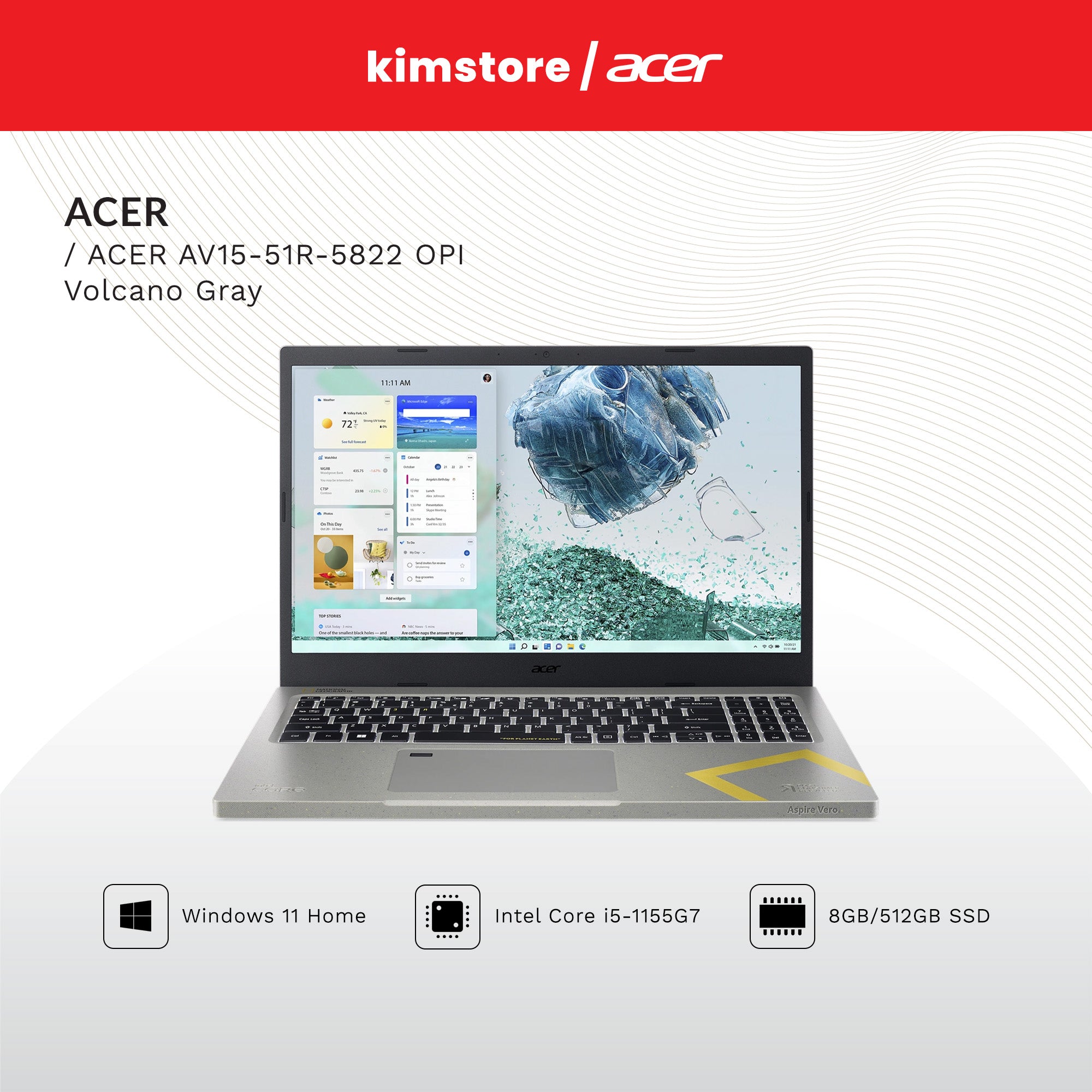 ACER AV15-51R-5822 OPI