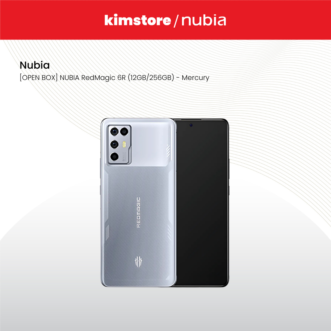 [OPEN BOX] NUBIA RedMagic 6R (12GB/256GB) - Mercury