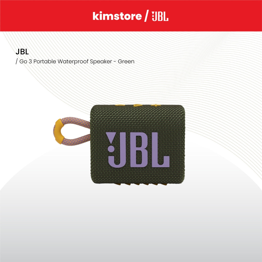 JBL Go 3 Portable Waterproof Speaker