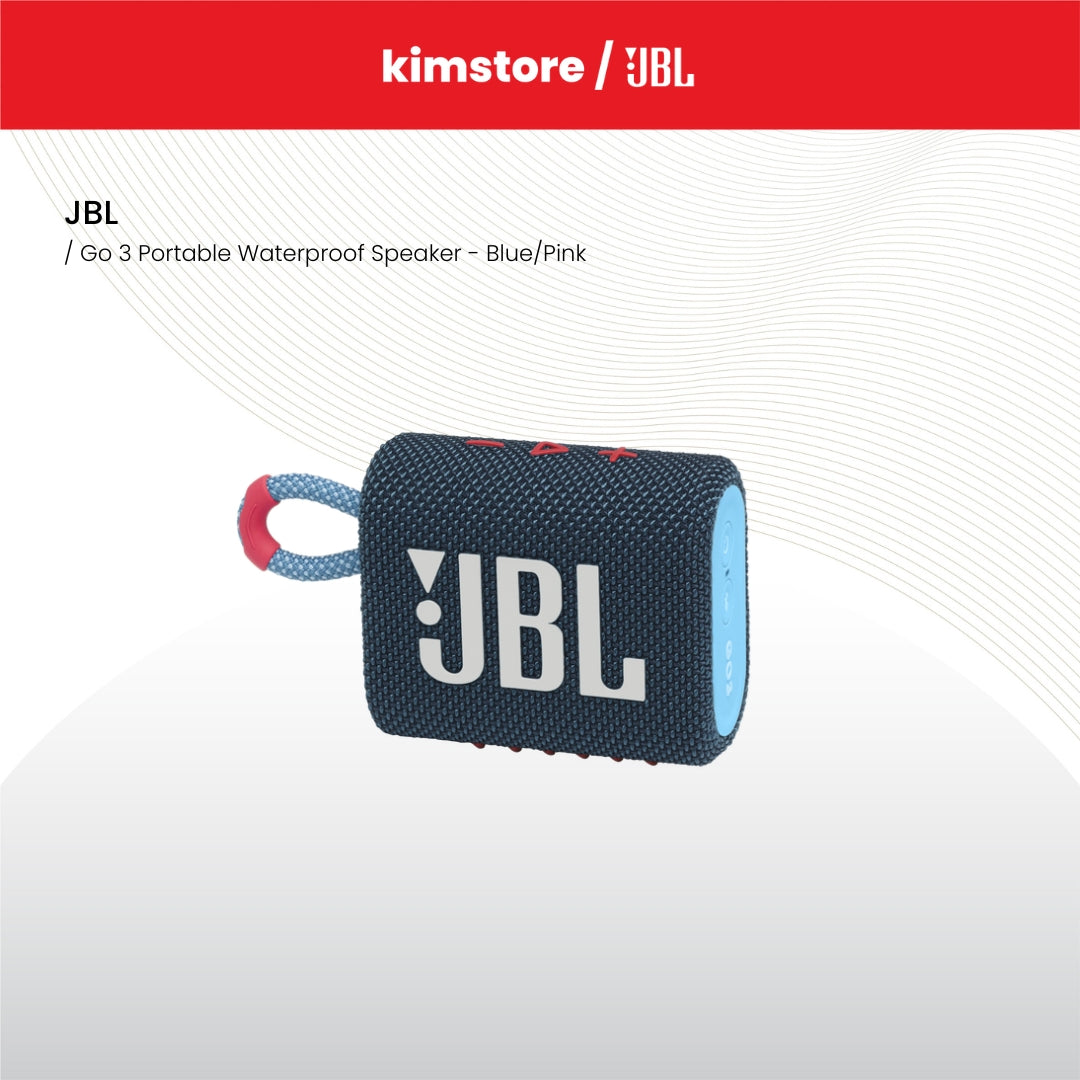 JBL Go 3 Portable Waterproof Speaker