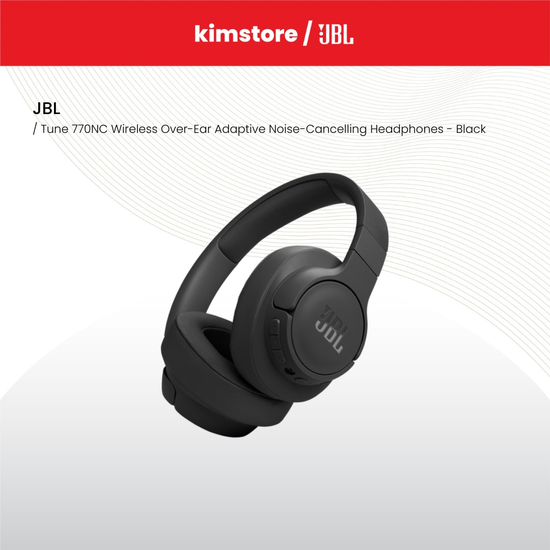 JBL Tune 770NC Wireless Over-Ear Adaptive Noise-Cancelling Headphones