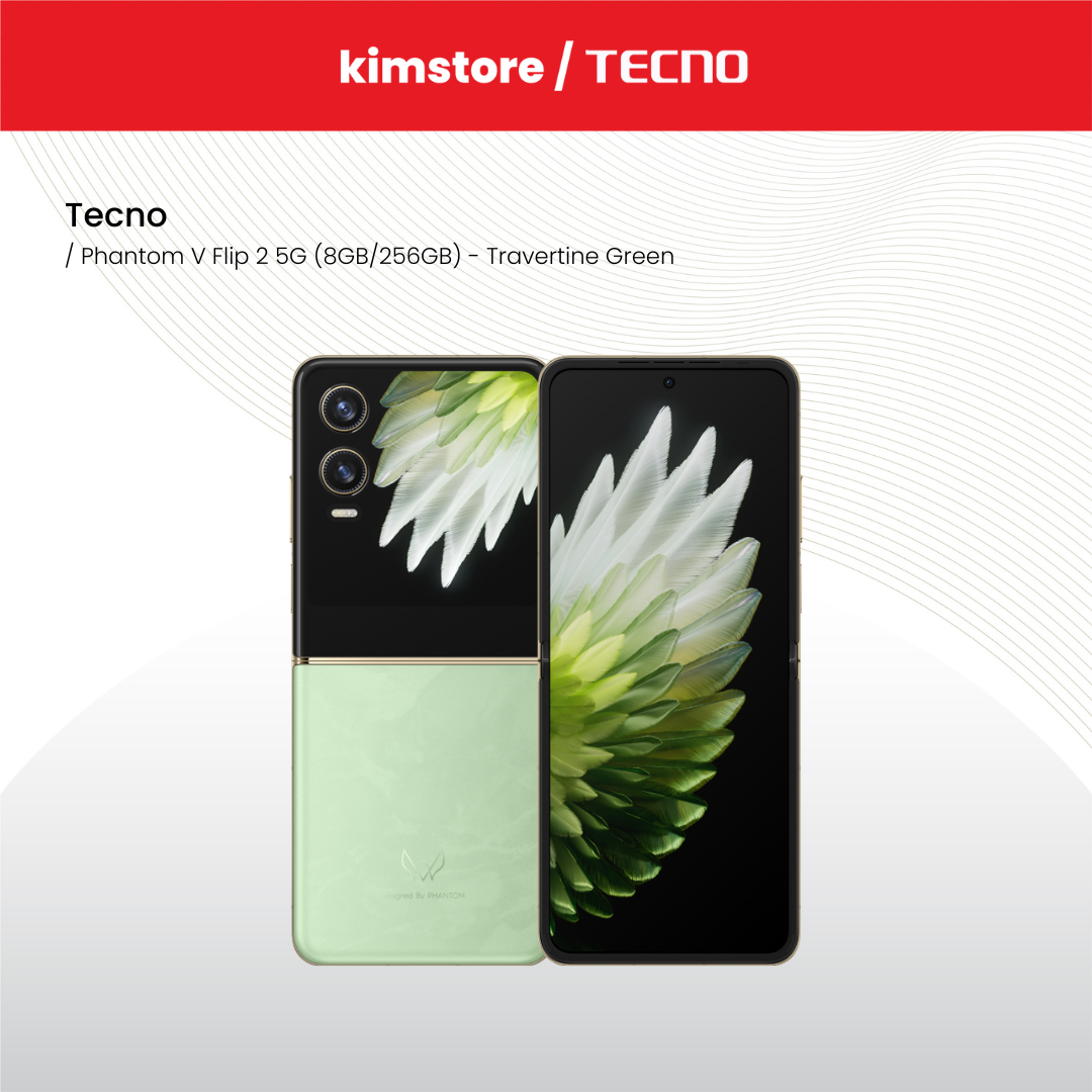 Tecno Phantom V Flip 2 5G (8GB/256GB) - Travertine Green