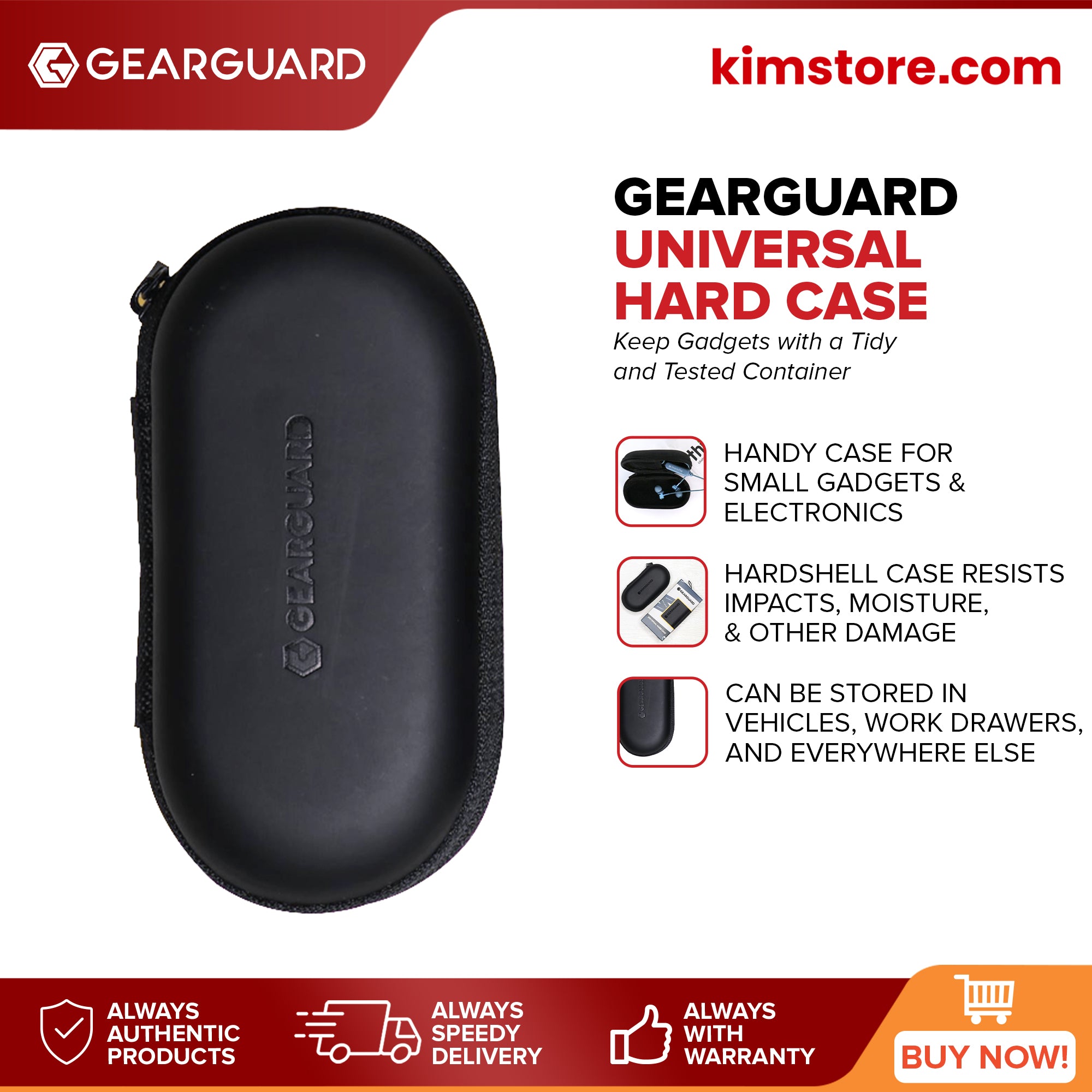 [OPEN BOX] [B] Gearguard Universal Hard Case Black