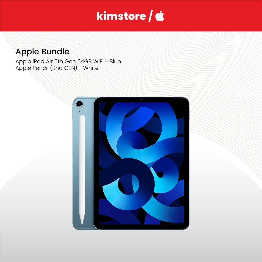 BUNDLE: APPLE iPad Air 5th Gen + APPLE Pencil/Skinarma