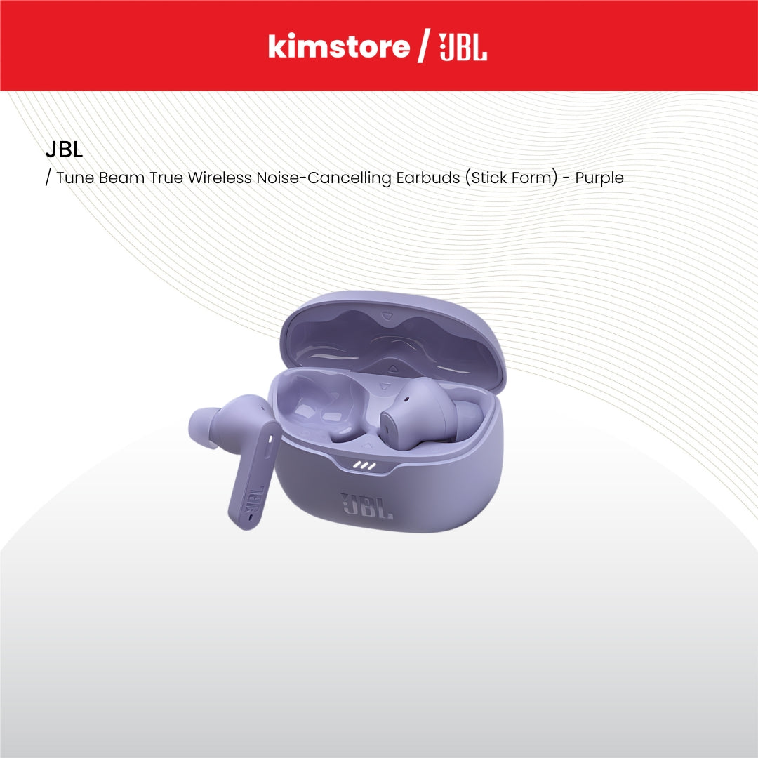 JBL Tune Beam True Wireless Noise-Cancelling Earbuds (Stick Form)