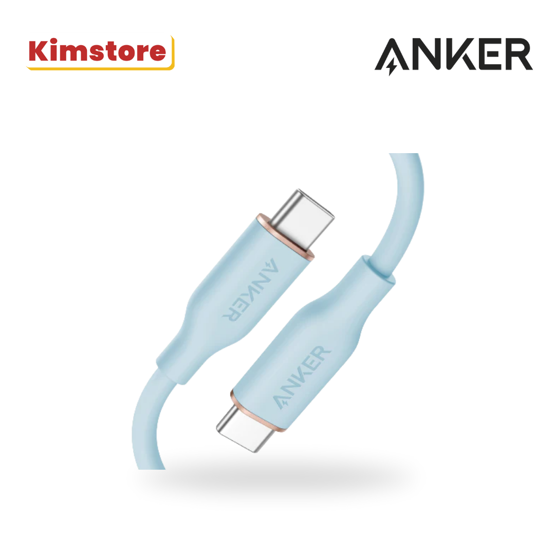 Anker USB-C to USB-C Cable PL III Flow CTC 3ft B2B - UN (Excluded CN, Europe) - Blue Iteration 2