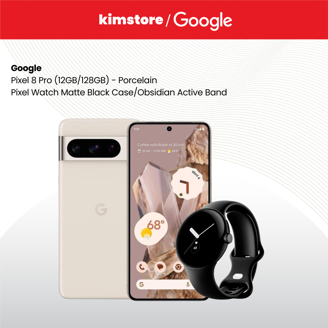 BUNDLE: Google Pixel 8 Pro + GOOGLE Pixel Watch