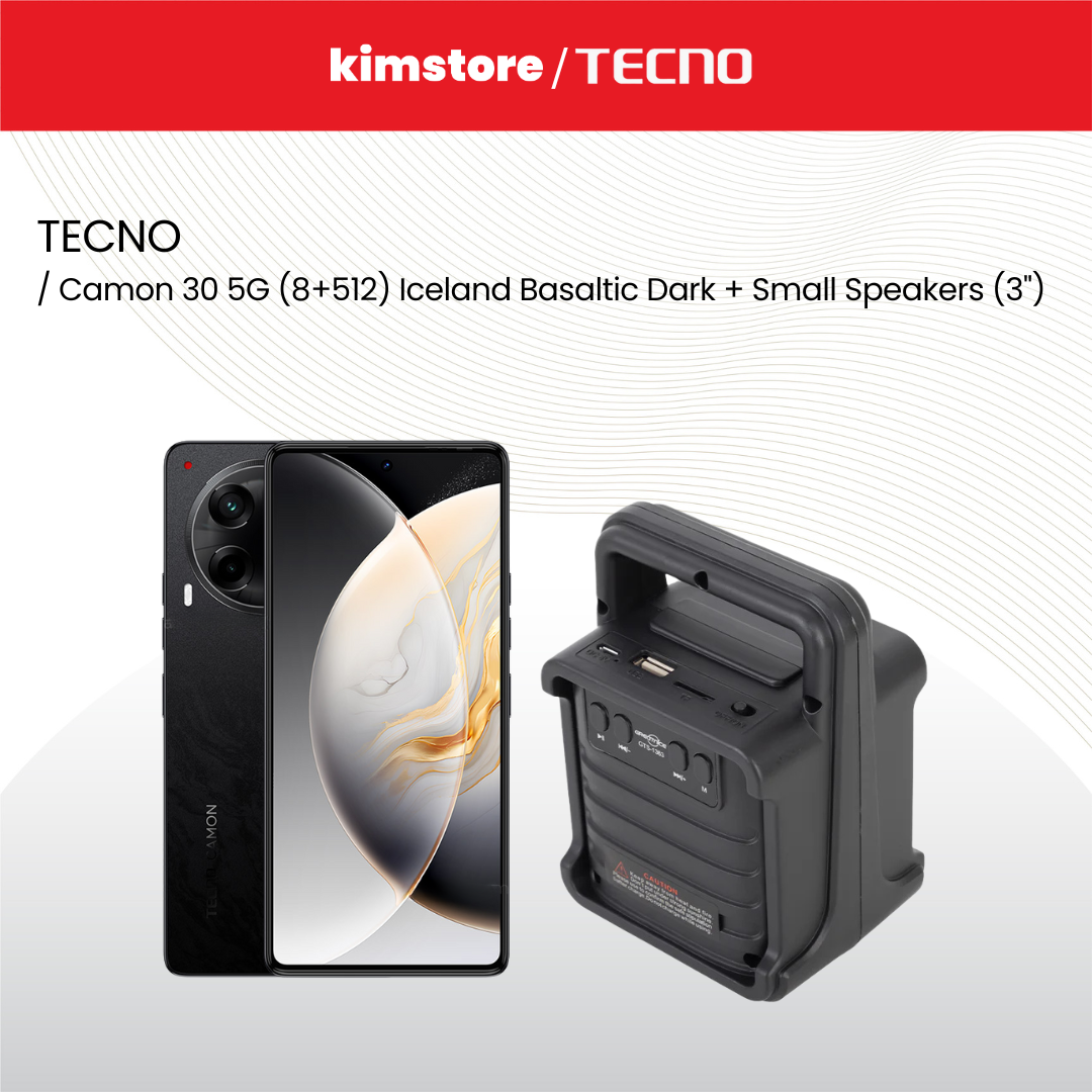 BUNDLE: TECNO Phones + Tecno Small Speakers (3")