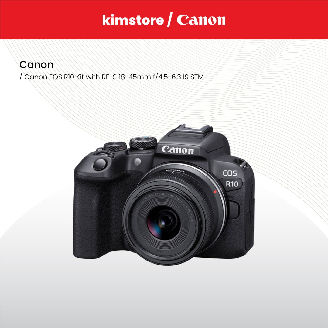 Canon EOS R10 Kit with RF-S 18-45mm f/4.5-6.3 IS STM