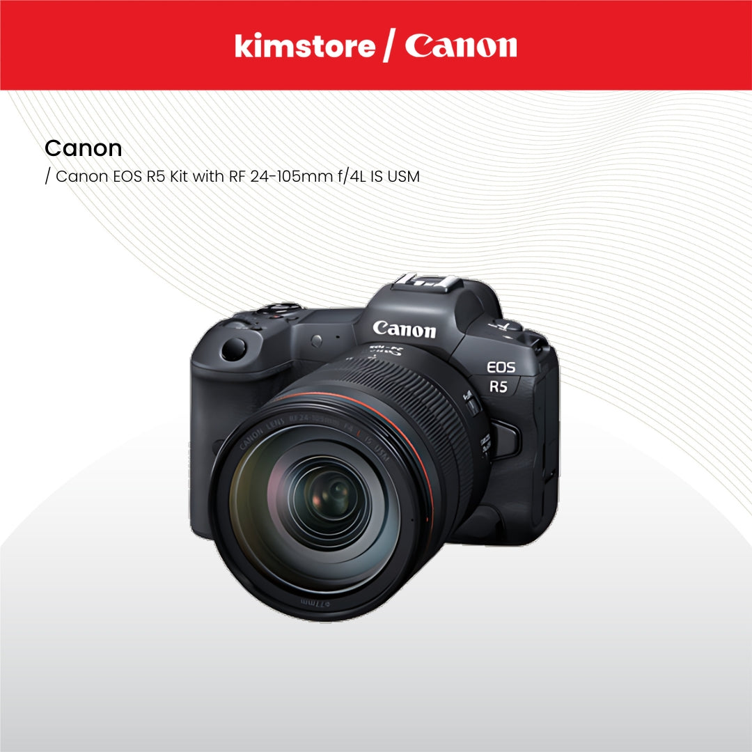 Canon EOS R5 Kit with RF 24-105mm f/4L IS USM