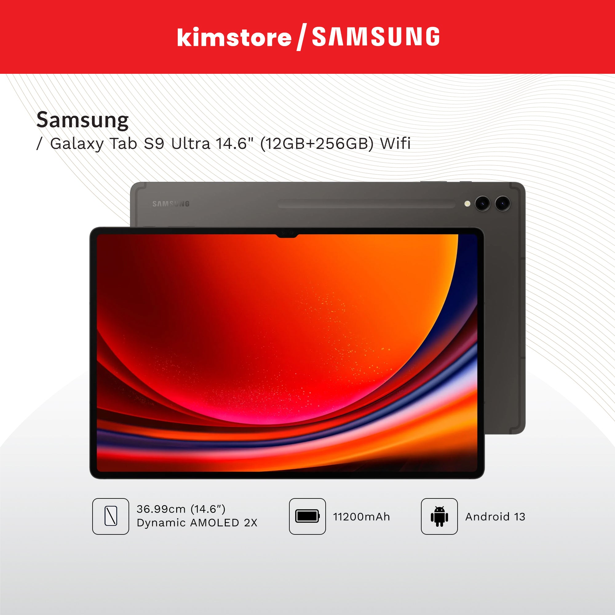 SAMSUNG Galaxy Tab S9 Ultra WiFi (X910)