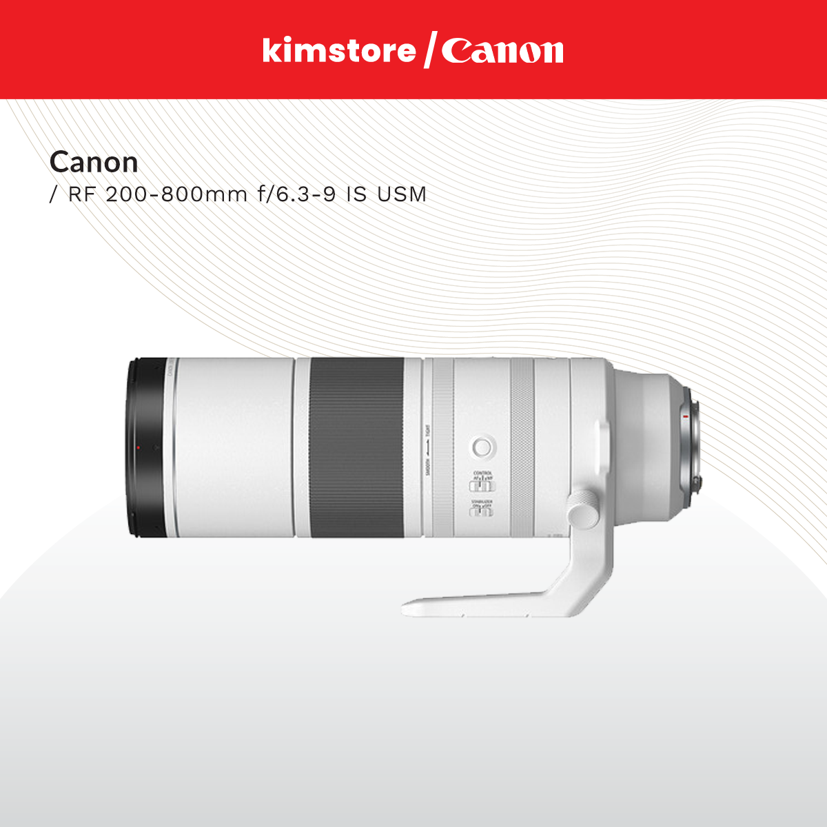 CANON RF 200-800mm f/6.3-9 IS USM