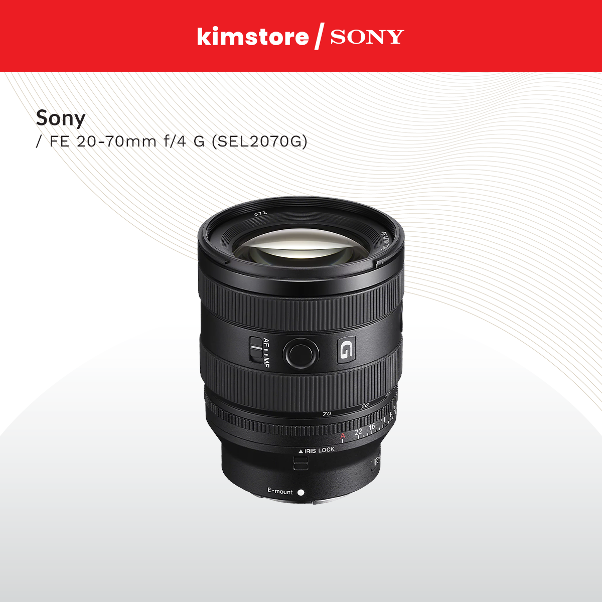 SONY FE 20-70mm f/4 G (SEL2070G)