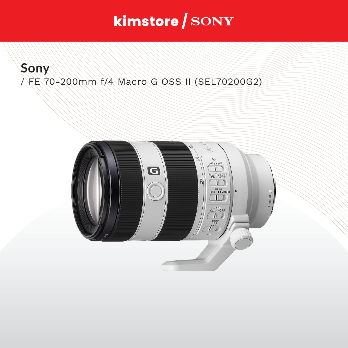 SONY FE 70-200mm f/4 Macro G OSS II (SEL70200G2)