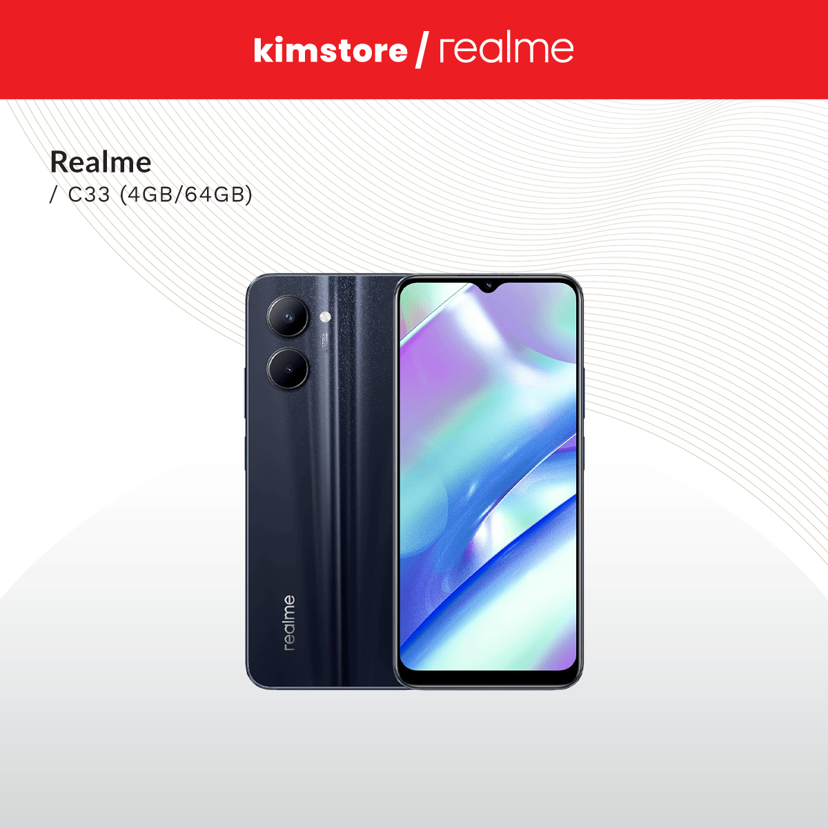 [OPEN BOX] REALME C33 (4GB/128GB) - Sandy Gold