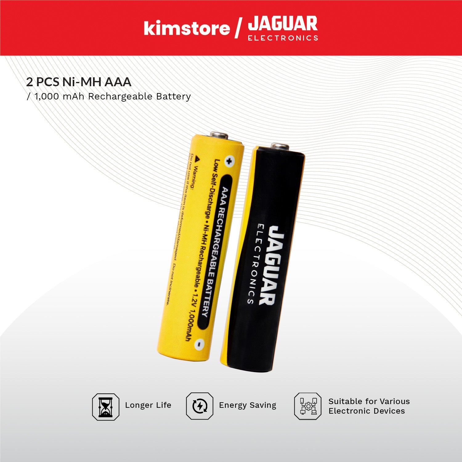 Jaguar Electronics Ni-MH Rechargeable Battery