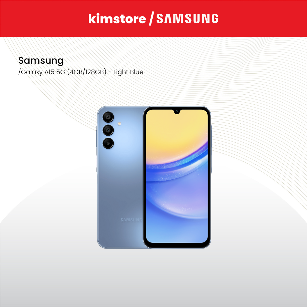 SAMSUNG Galaxy A15 5G (4GB/128GB) - Light Blue