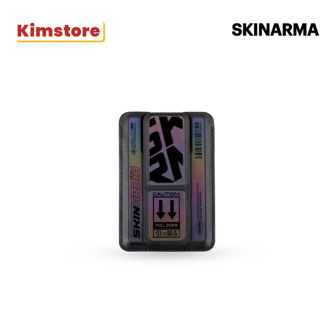 SKINARMA MAG-CHARGE CARD HOLDER WITH GRIP STAND KADO KIRA KOBAI - HOLOGRAM