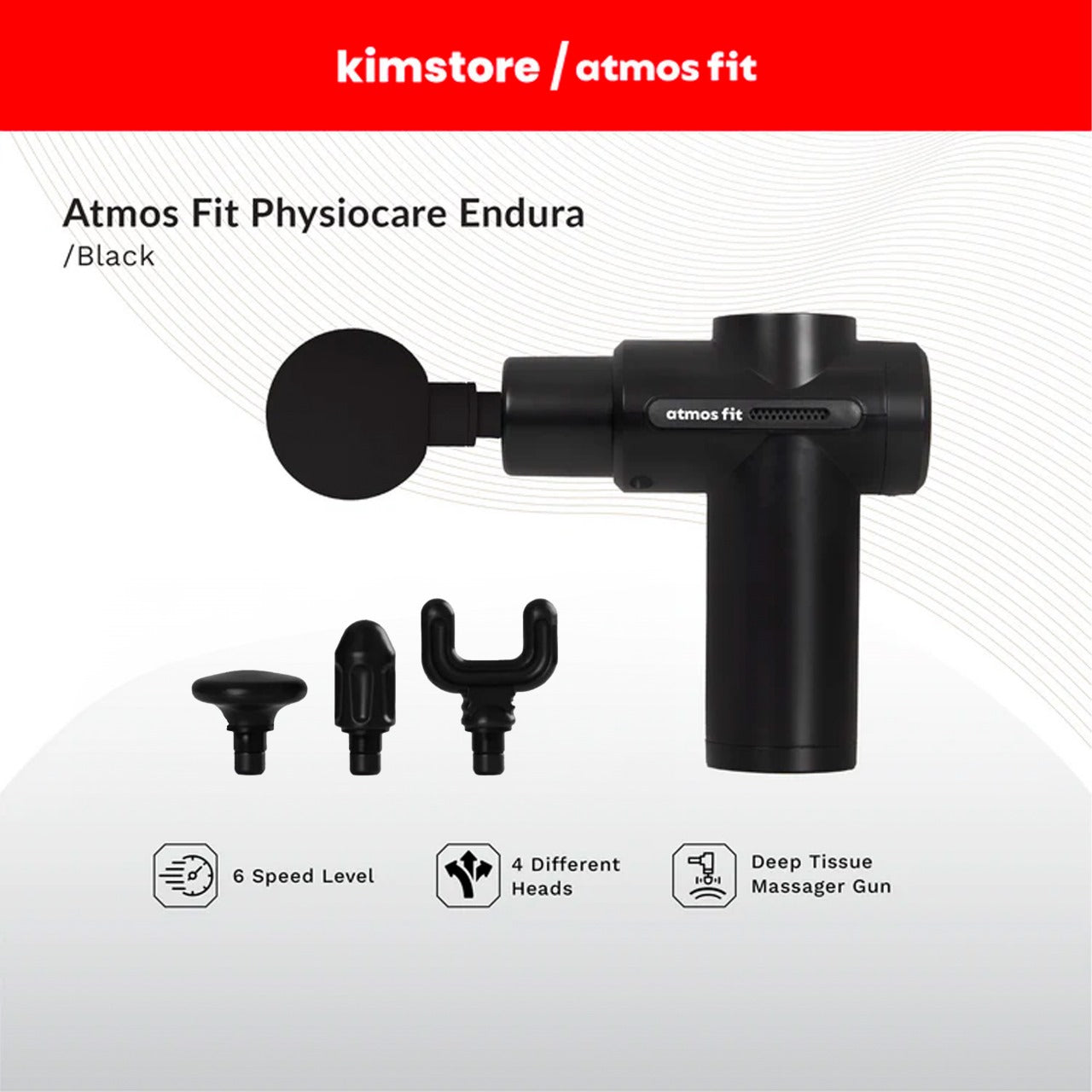 Atmos Fit Physiocare Endura Deep Tissue Massager Gun