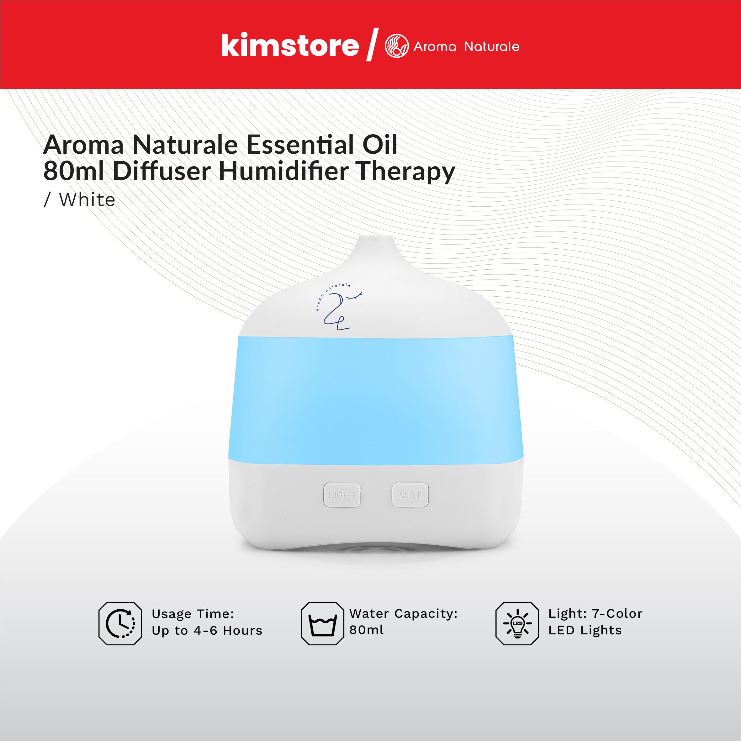 BUNDLE: Aroma Naturale Essential Oil 80ml Diffuser Humidifier Therapy Buy 3pcs at 999