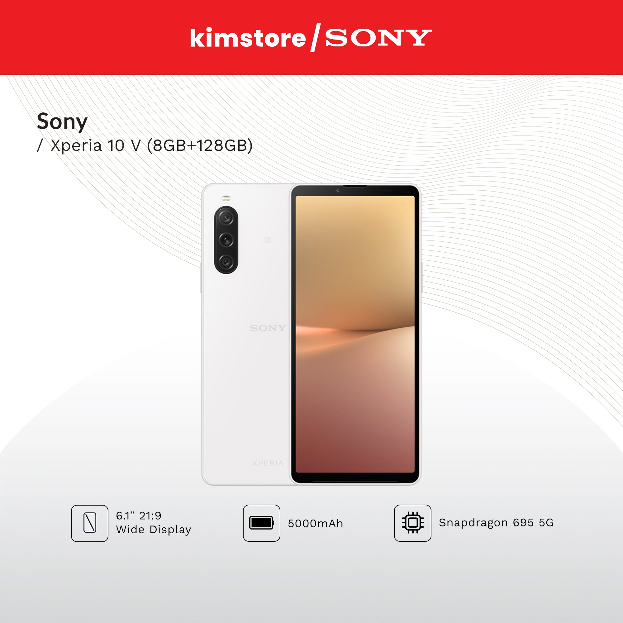 [OPEN BOX] SONY XPERIA 10 V (8GB/128GB) - White