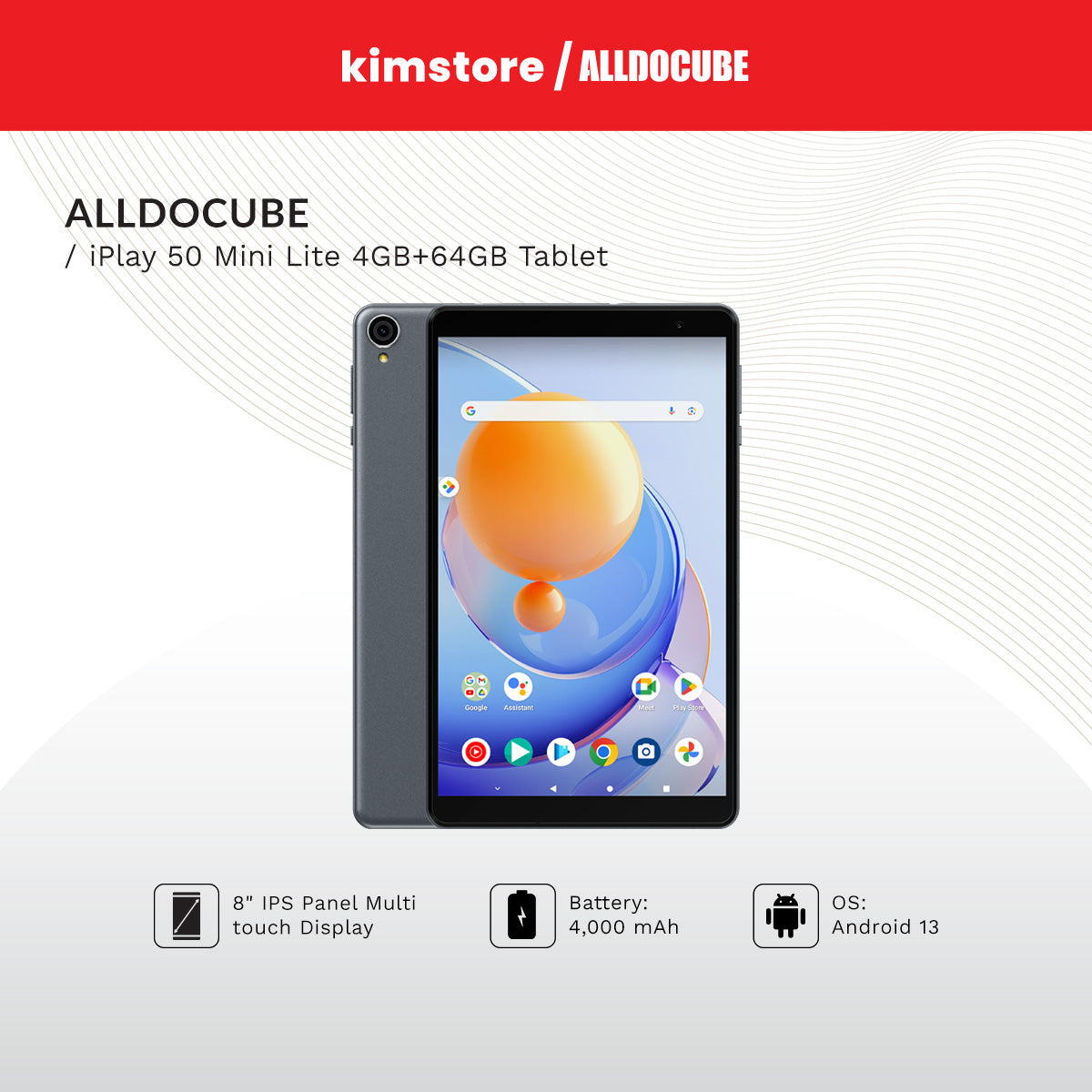 [OPEN BOX] ALLDOCUBE iPlay 50 Mini Lite 4GB 64GB Tablet