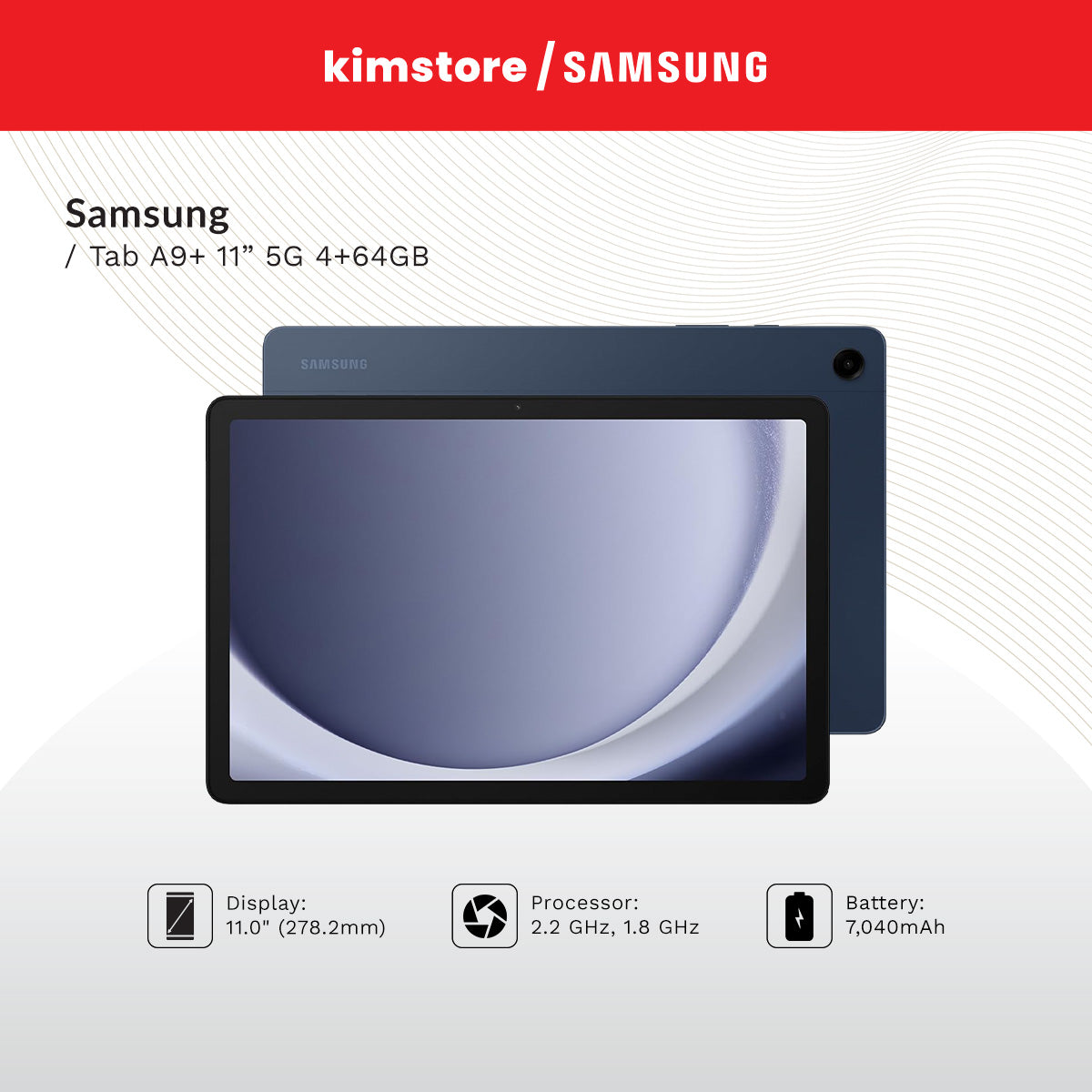 Samsung Tab A9+ 11” 5G X216