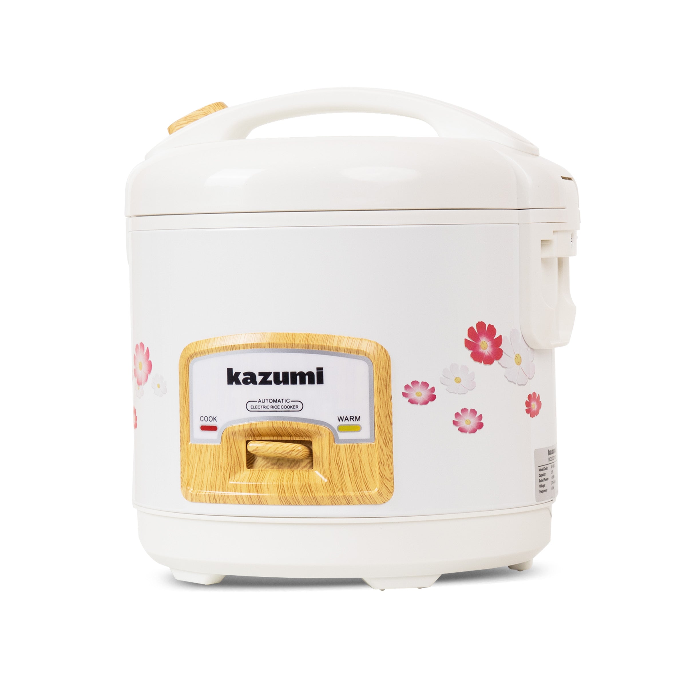 BUNDLE: Kazumi KZ-RC116 1.5L Rice Cooker + KZ-403 5L Multifunctional Air Fryer 1200W