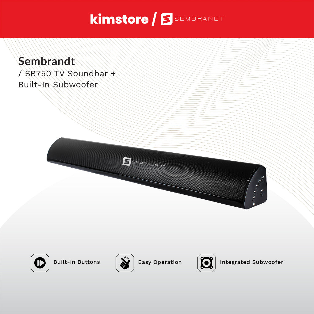 [OPEN BOX] Sembrandt Sb750 Soundbar - Black