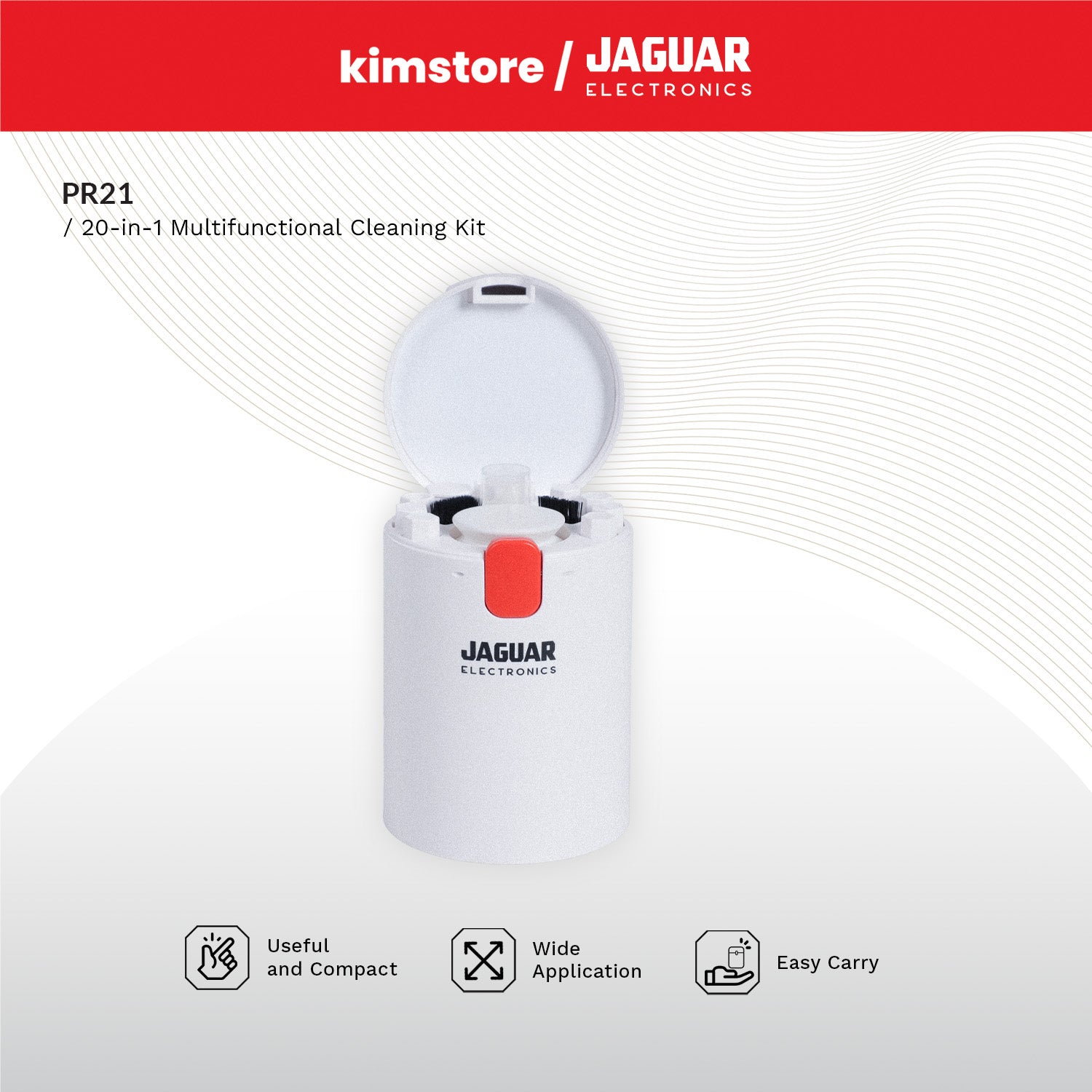 Jaguar Electronics PR21 20 in 1 Multifunctional Cleaning Kit