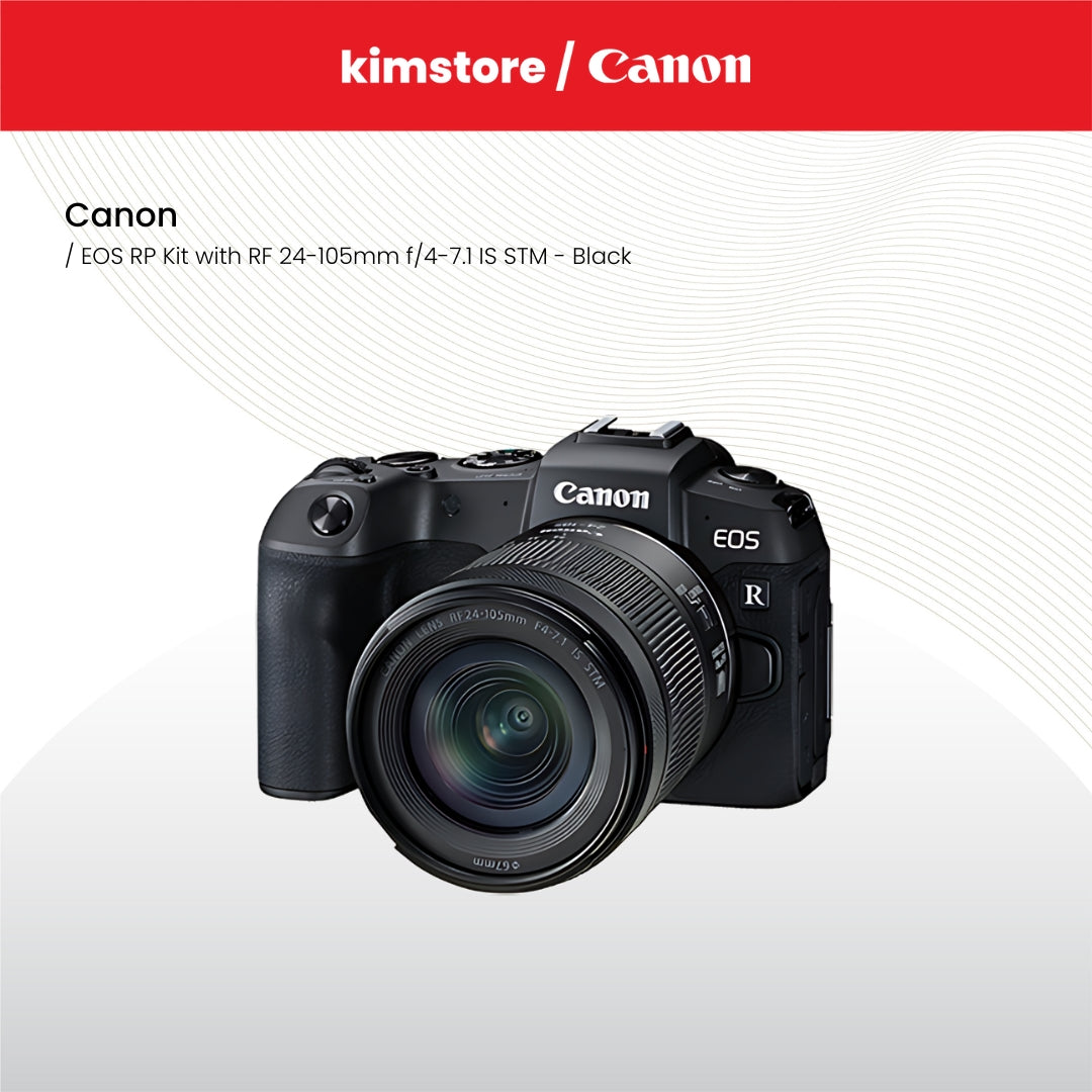 Canon EOS RP Kit with RF 24-105mm f/4-7.1 IS STM (Black)