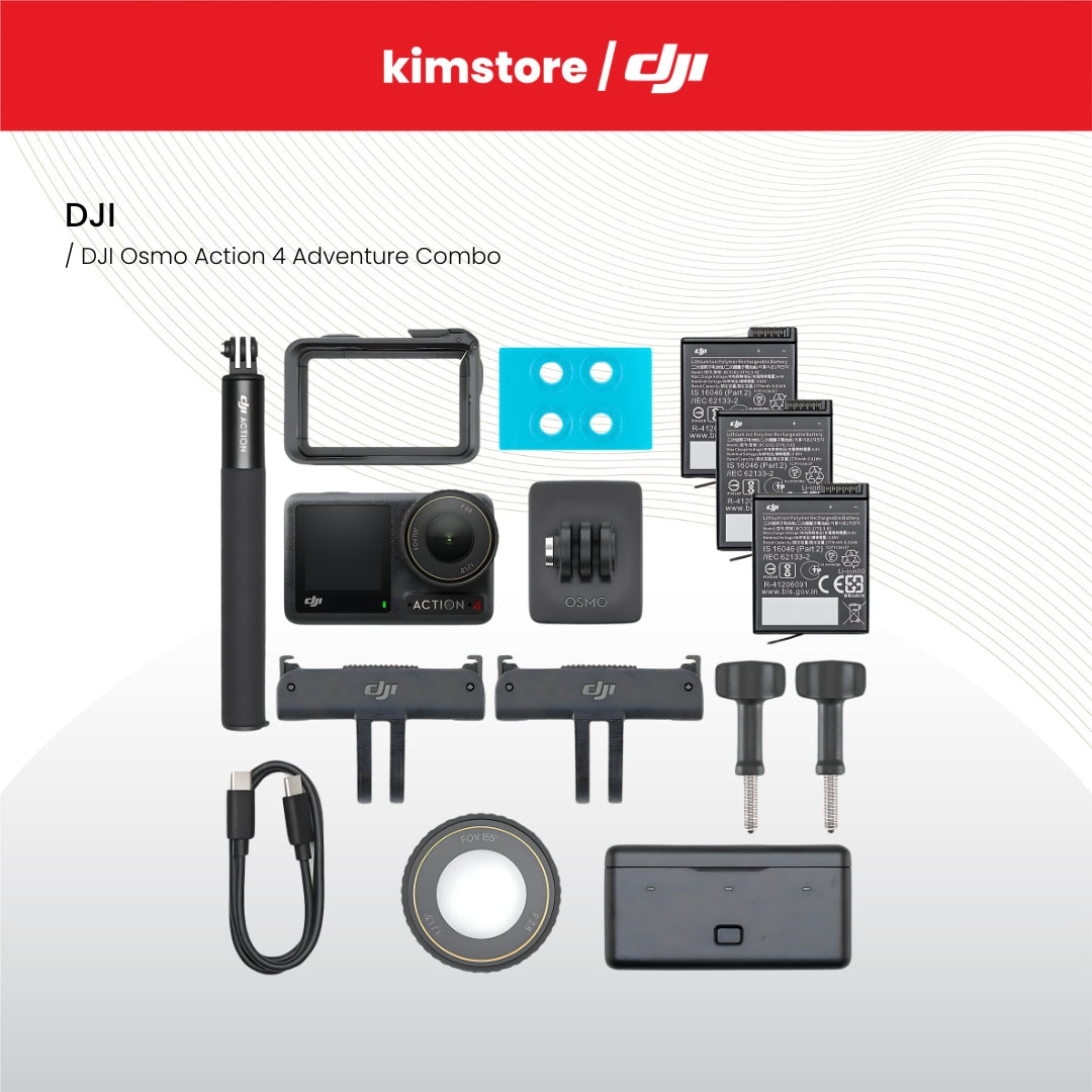 DJI Osmo Action 4 Adventure Combo