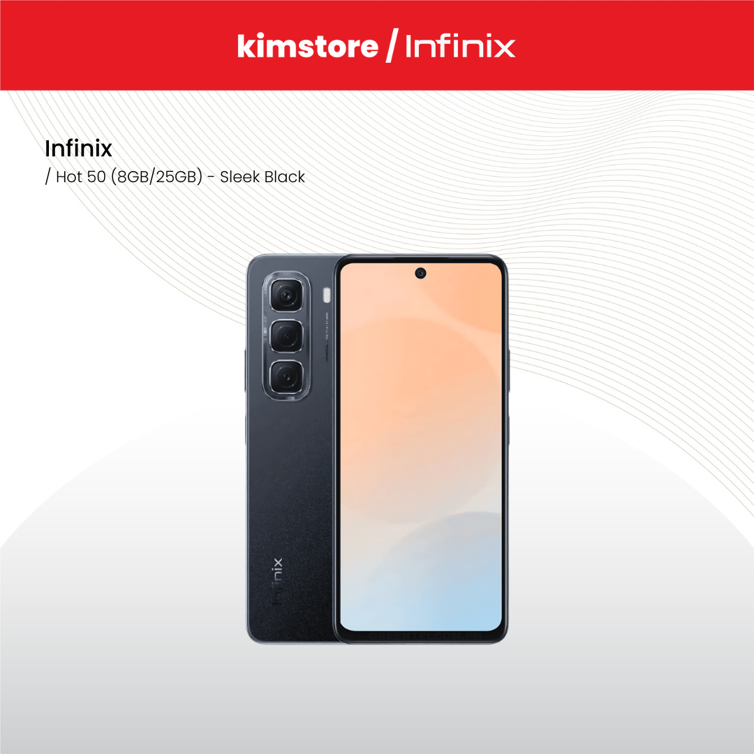 Infinix HOT 50 - Black/Gray