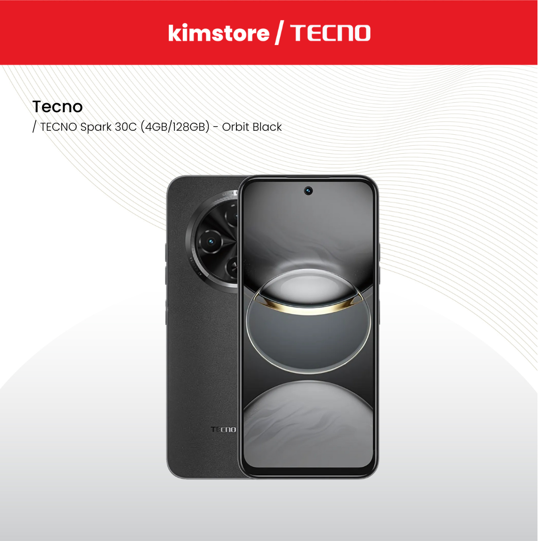 TECNO Spark 30C - Orbit Black/White