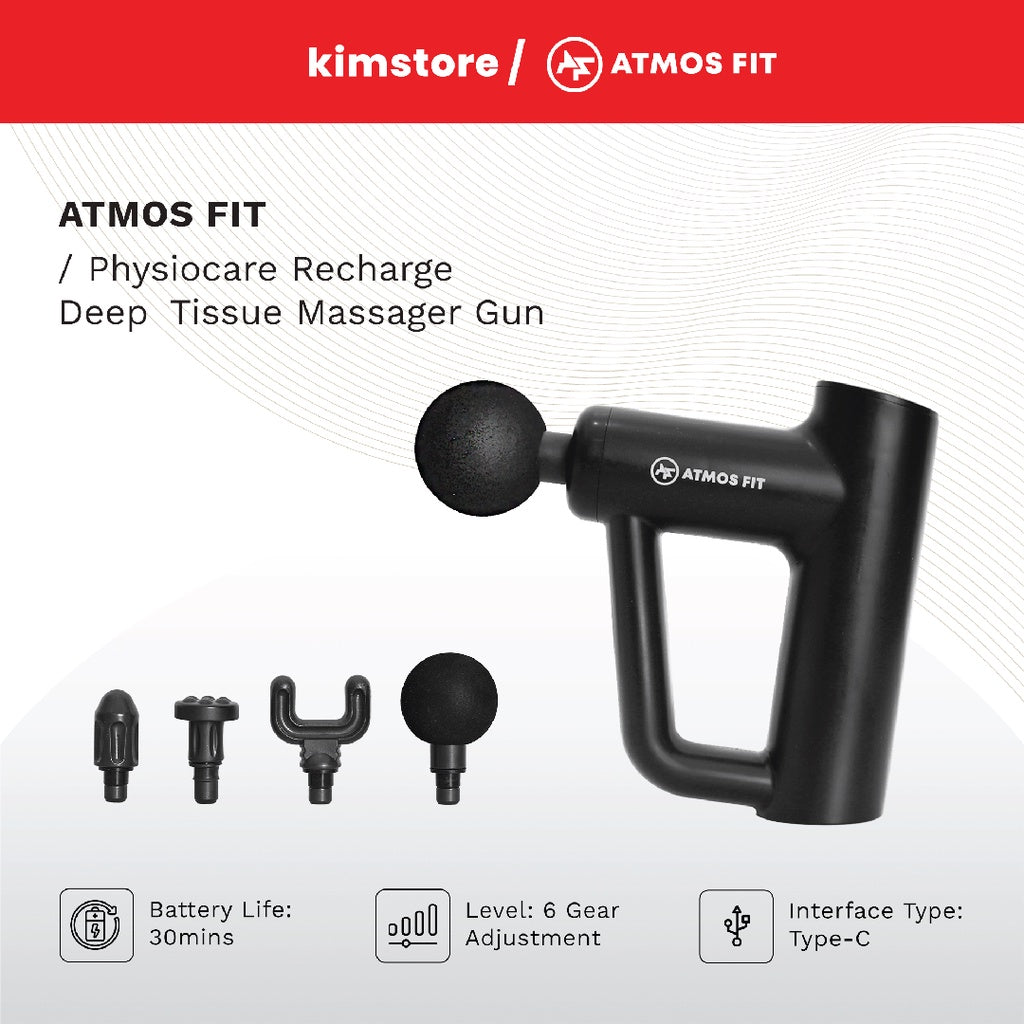 Atmos Fit Physiocare Recharge Deep Tissue Massager Gun