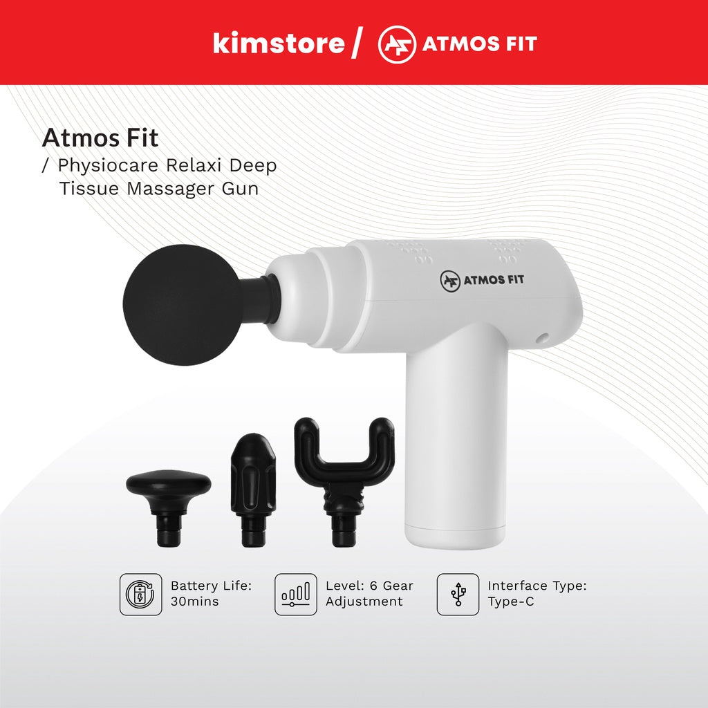 ATMOS FIT Physiocare Relaxi Deep Tissue Massager Gun