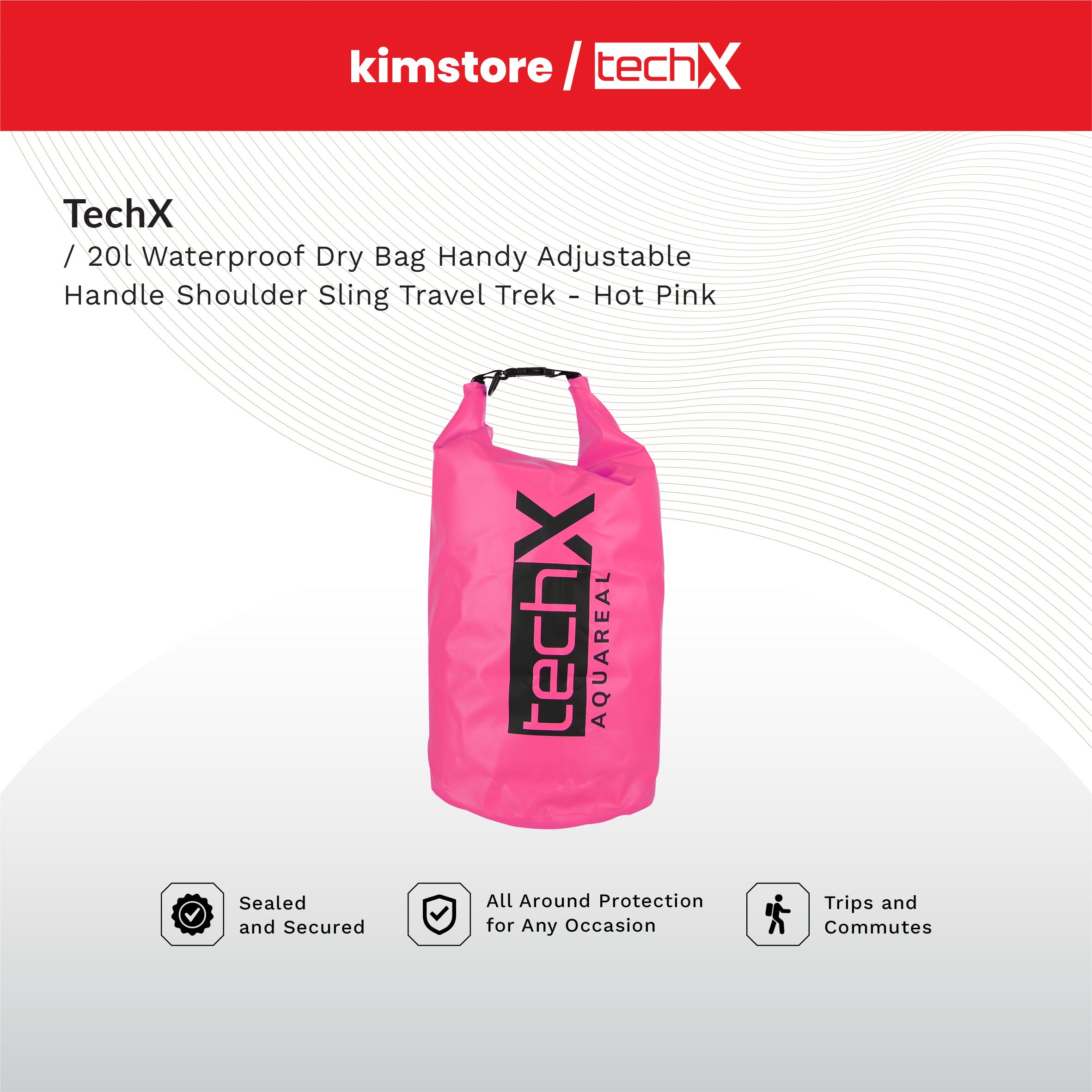 TECHX 20L Waterproof Dry Bag