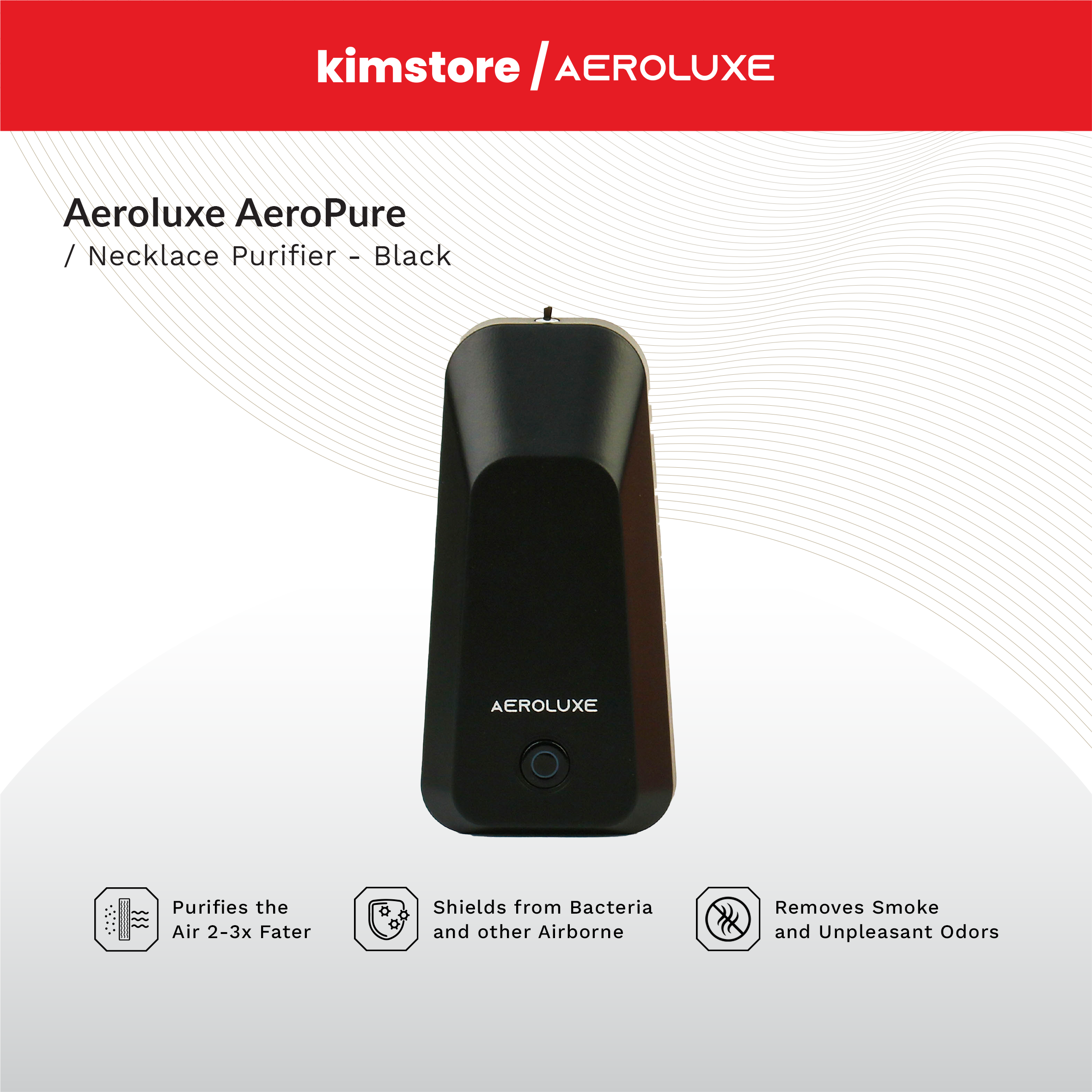 Aeroluxe AeroPure Necklace Purifier