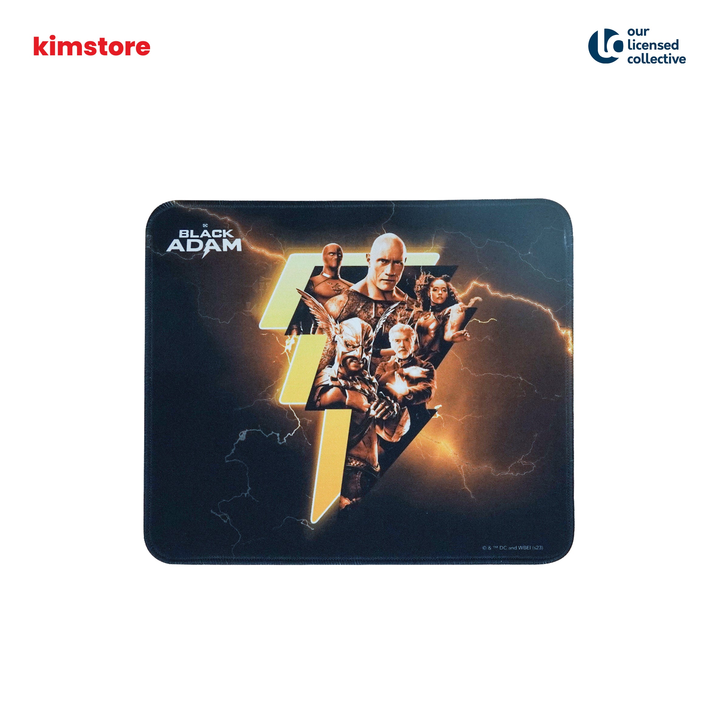 The Ergonomist Black Adam Regular Mouse Mat 1st Collection