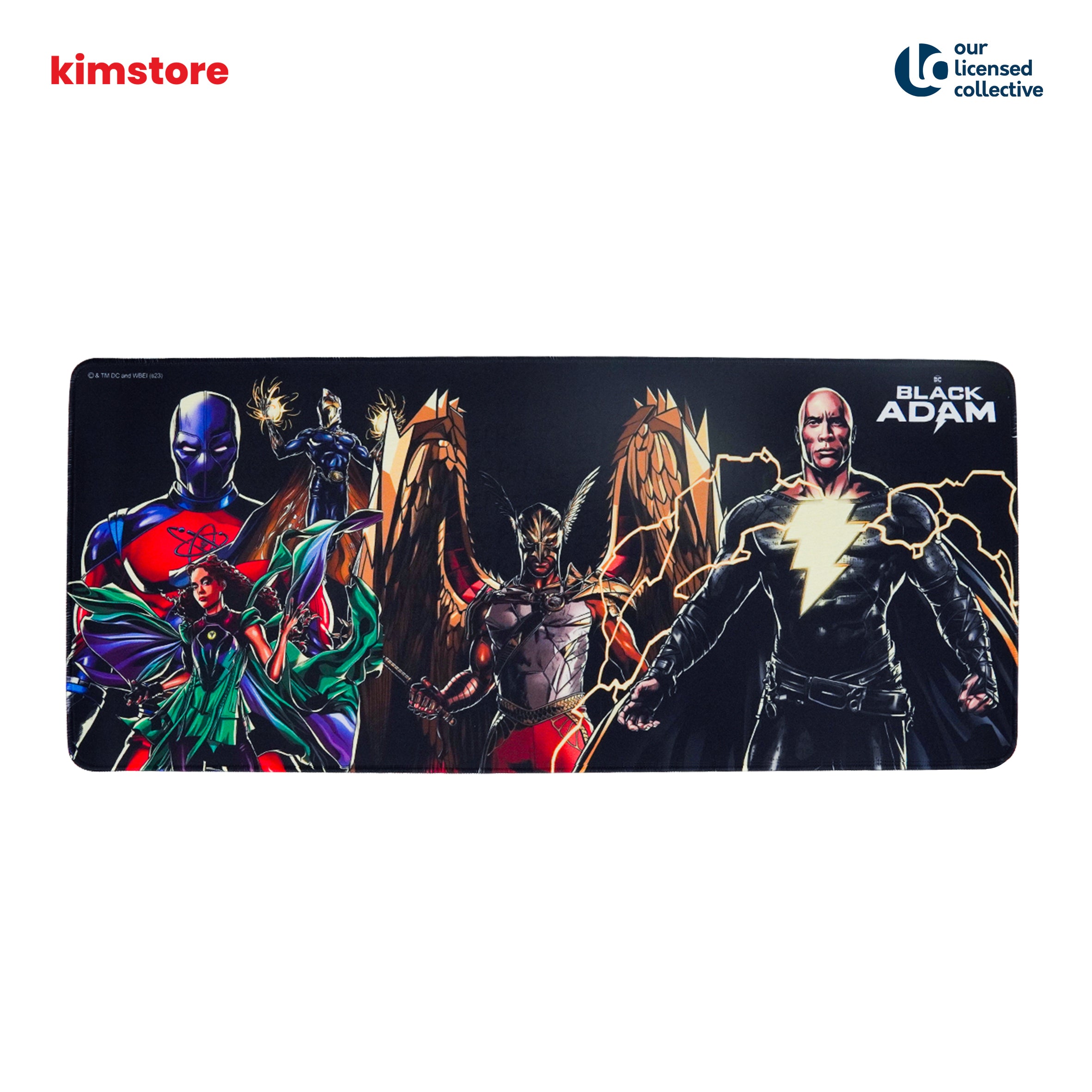 The Ergonomist Black Adam Extended Gaming Mouse Mat 1st Collection