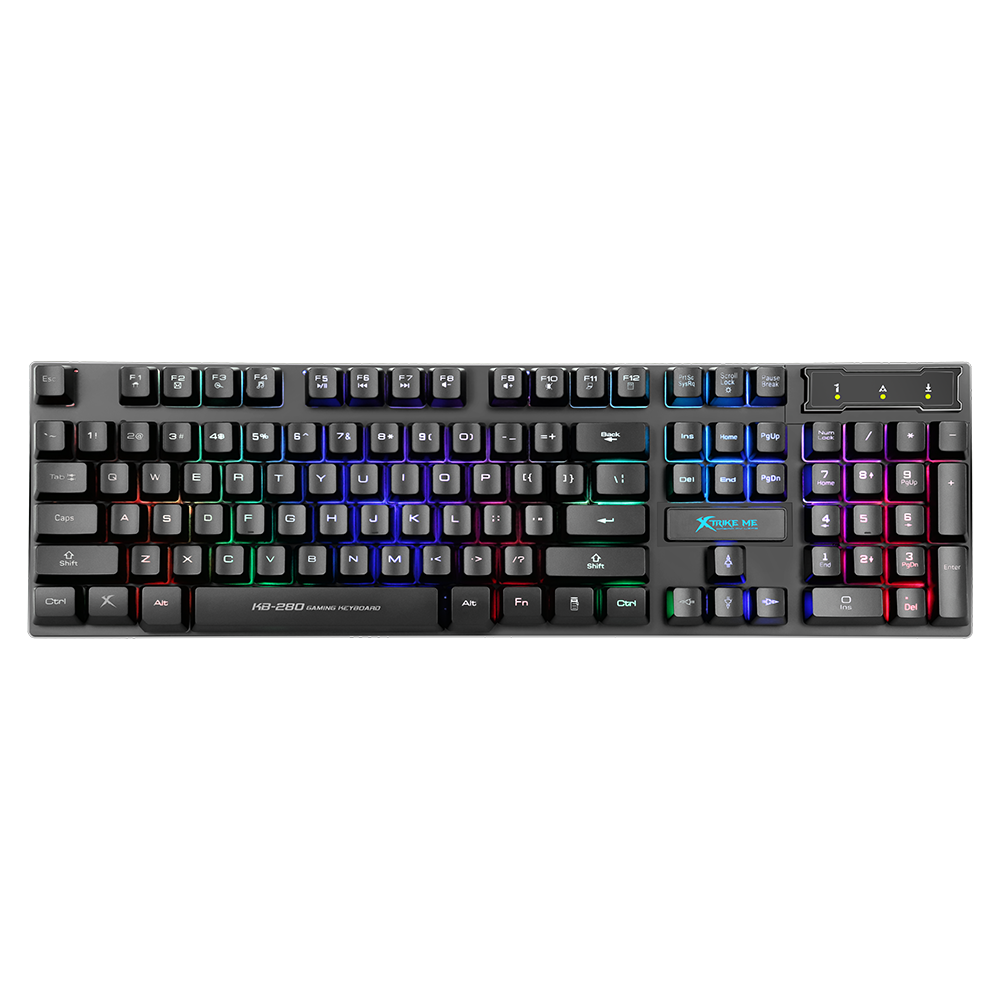 Xtrike Me Rainbow Membrane Gaming Keyboard KB-280