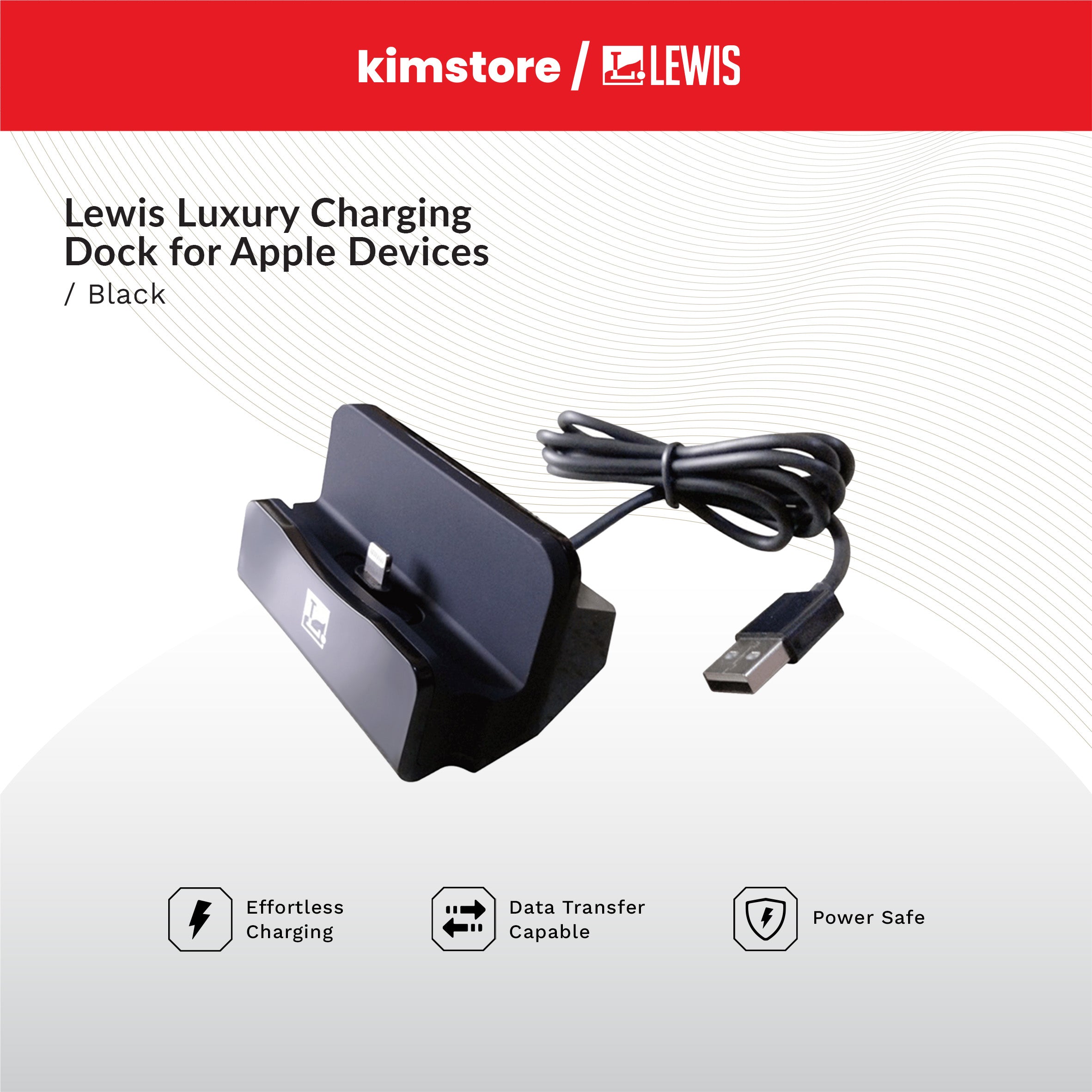 LEWIS Luxury Charging Dock for Apple Devices